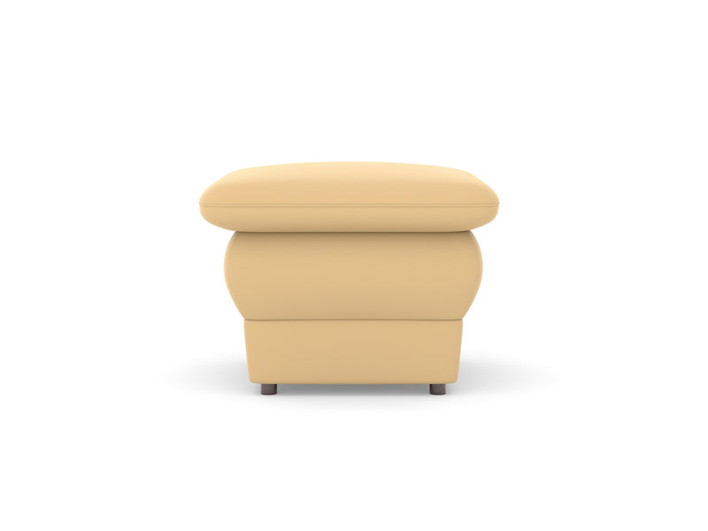 Chiffon Leather Ottoman