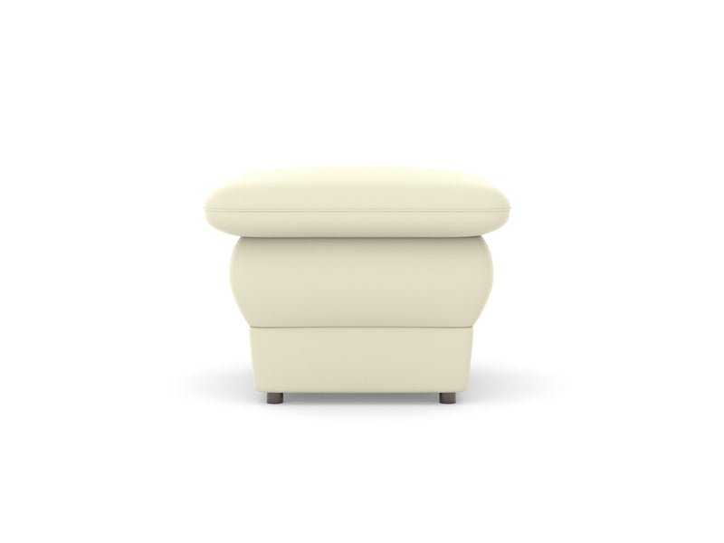 Chiffon Leather Ottoman