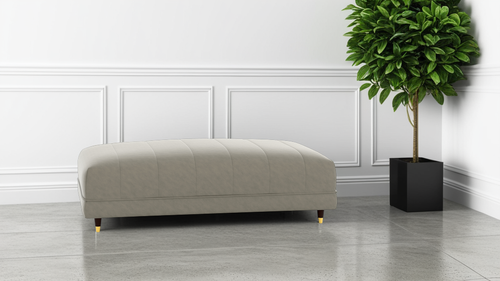 Baxley Artificial Leather Ottoman