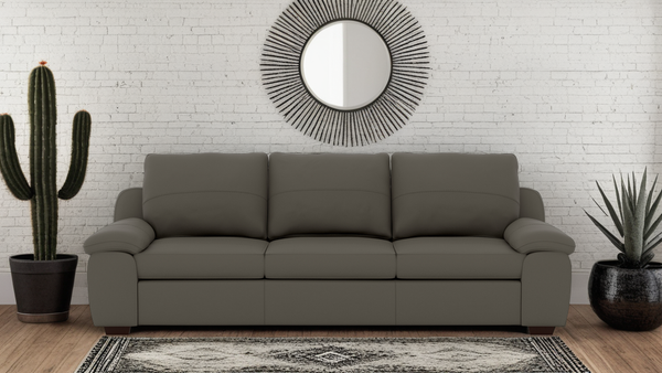 California 4 Seater Leather Sofa