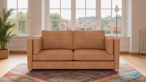 Cyrus 3 Seater Leather Sofa