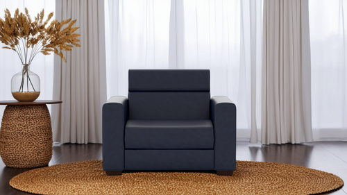 Hilton 1 Seater Artificial Leather Sofa