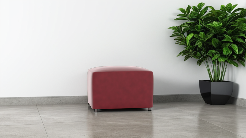 Pouffe Artificial Leather Ottoman