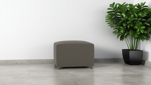 Pouffe Leather Ottoman