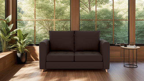Zinc 2 Seater Leather Sofa