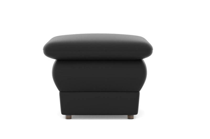 Chiffon Leather Ottoman