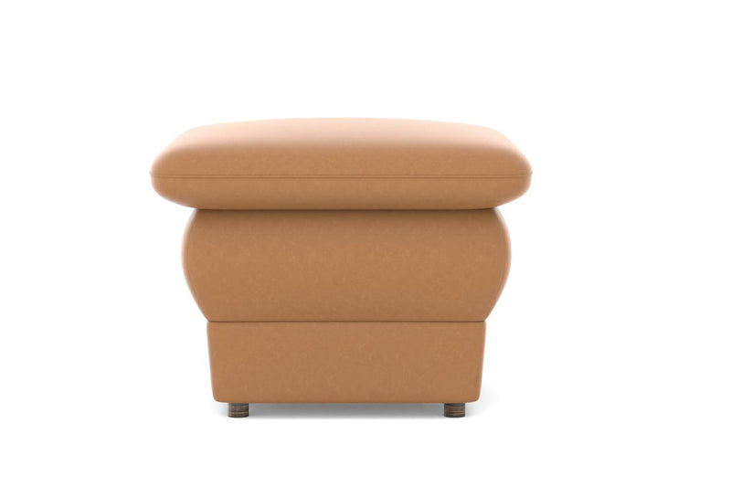 Chiffon Leather Ottoman